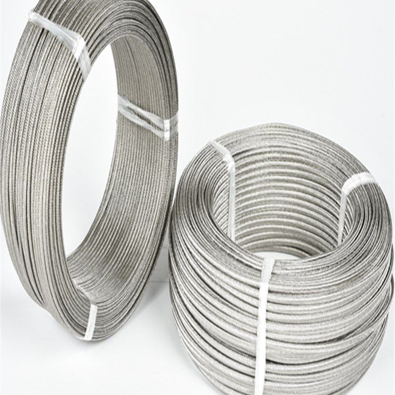 K型 进口不锈钢屏蔽测温线 热电偶线2*0.4mm 热电偶线 KX感温线