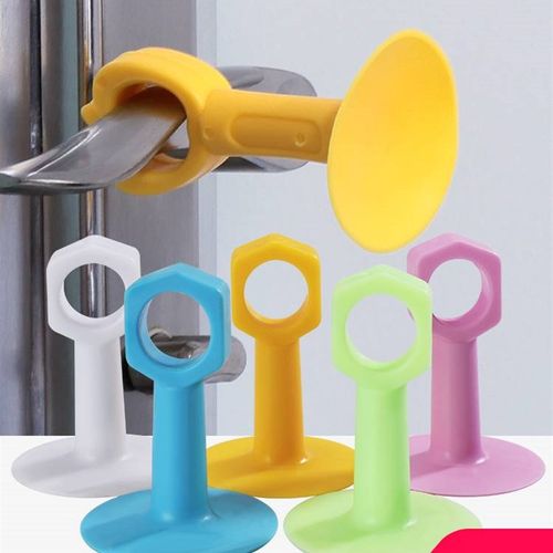 门吸 免打孔 卧室缓冲垫洗手间门防撞防磕碰多功能蛙胶门锁防撞垫