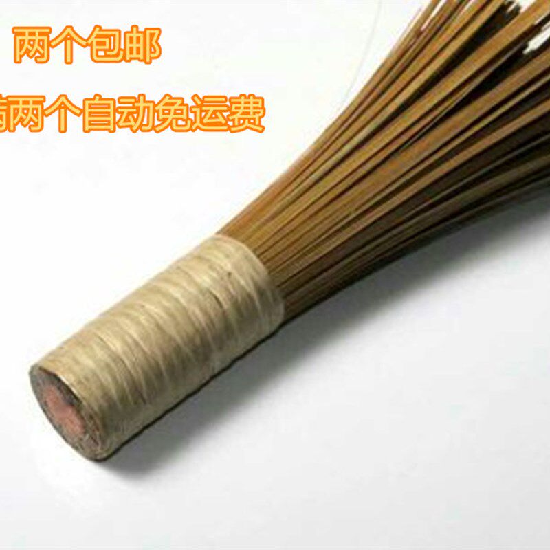 竹锅刷竹刷子老式环保天然竹丝炊帚筅帚刷锅厨房饭店用加长大号