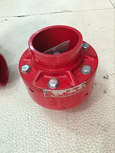 沟槽止回阀DN100 150 200卡箍连接沟槽式消声止回阀HC81X阀门