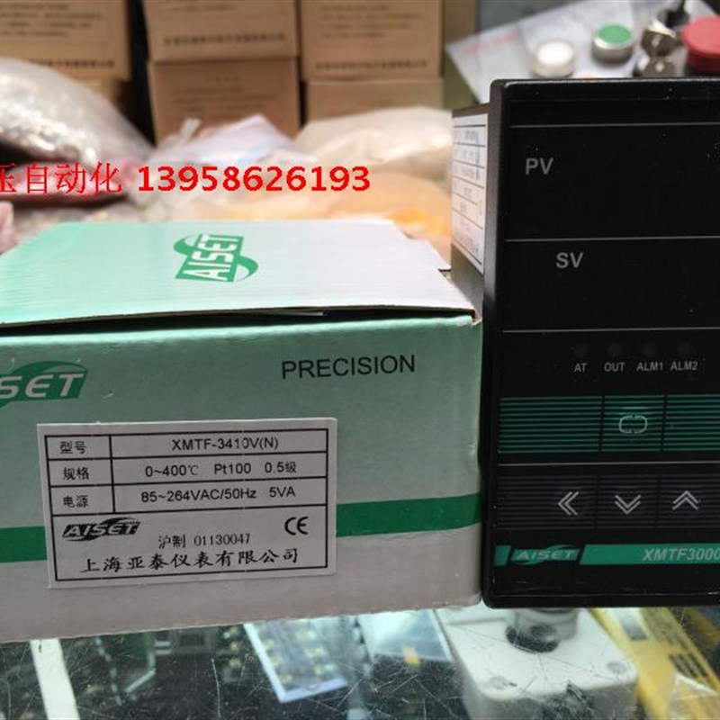 AISET上海亚泰 XMTF3000 XMTF-3410V N PT100型 智能温控仪