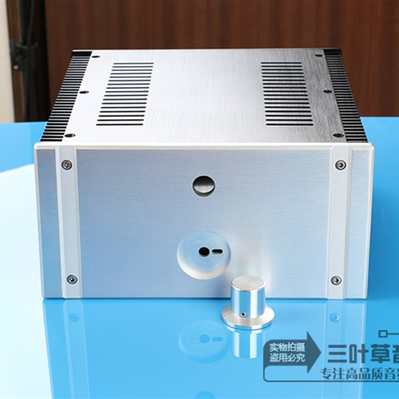 全铝拉丝精致小甲类功放机箱两侧散热片  纯铝HIFI DIY外壳