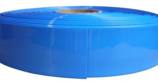 PVC热缩管 蓝色 电池封装 电池套 1米 宽125mm 热缩膜 285mm