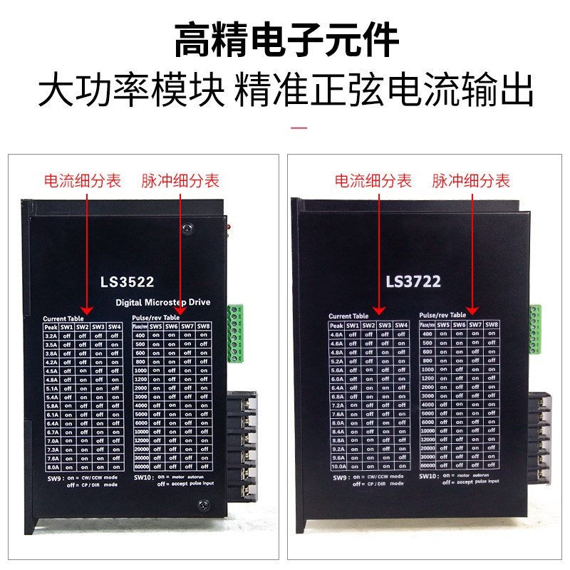 DM3722步进电机驱动器LS3522 2280 DM542贝格达DM860 556 SD305C