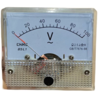 沪东仪表 85L1型指针表 交流电压表 交流电流表 学生实验机械表头