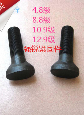 定做鹅蛋头螺栓椭圆螺丝螺母套装球磨破碎机衬板高强度螺杆螺柱