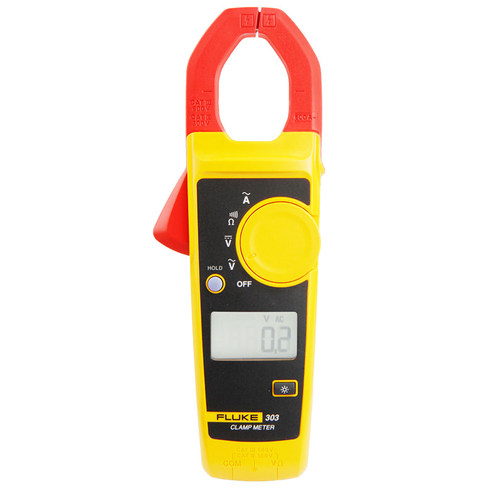 FLUKE福禄克F302+/F317/F319/数字钳形表交直流高精度电流表防烧