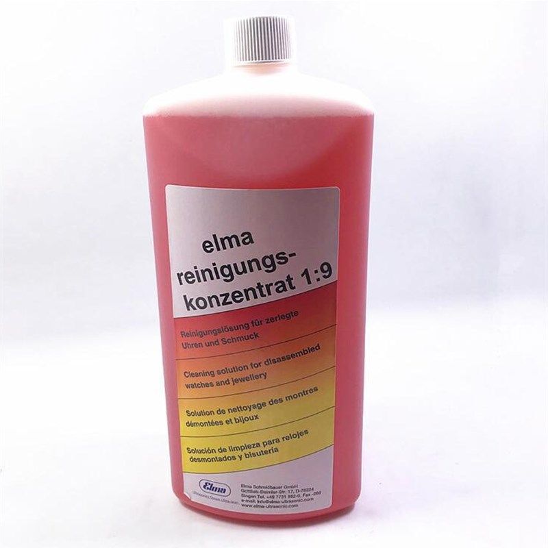 修表工具 德国原装进口elma专业洗表液 洗表水 洗表油1:9 1000ml