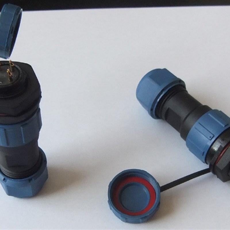 JH17 防水连接器 IP67 JH13 2-3-4-5-6-7-8-9芯 防水航空插头