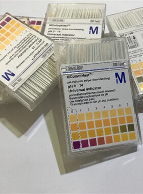 100%原装正品 MERCK  德国默克 PH试纸 PH 0-14 货号1.09535.0001