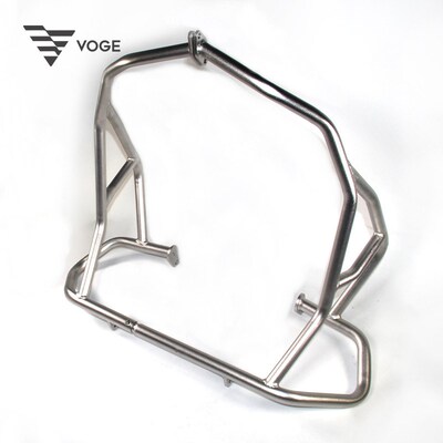 隆鑫无极机车LX500-A LX500DS 525DS原装左右不锈钢保险杠护杠