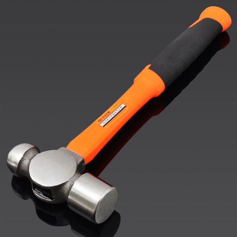 华丰巨箭圆头锤子 奶子锤铁榔头1磅1.5磅 2P铁木工锤子 铁锤子