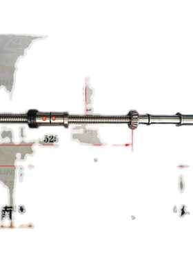 南通科技 五山 力科XK5040数控铣床3206*862横向内循环滚珠丝杆