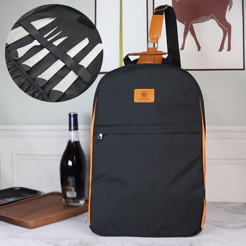 厨师刀具收纳包牛津布大容量手提单肩西餐主厨刀包餐具收纳背包