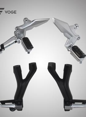 隆鑫VOGE无极LX250GS 250RR原装前后左右主副搁脚变换档刹车踏板