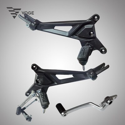 隆鑫无极LX250-29 Q250原装后制动刹车左右主搁脚 副搁脚变挡踏板