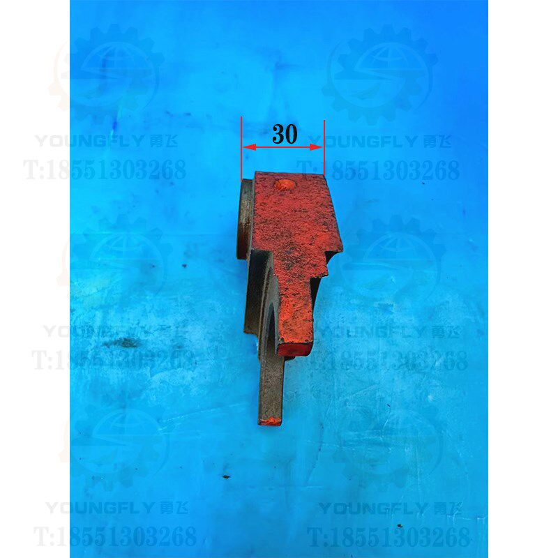 武汉三机C6140H车床溜板箱内孔206058巴氏合金拨叉