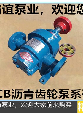 高温电动齿轮油泵LCB-3A/LCB-3B 乳化沥青保温泵搅拌站泵修路泵