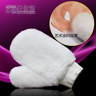 华德包邮长毛绒油漆手套天然气管道刷圆管刷圆弧面刷艺术涂料工具