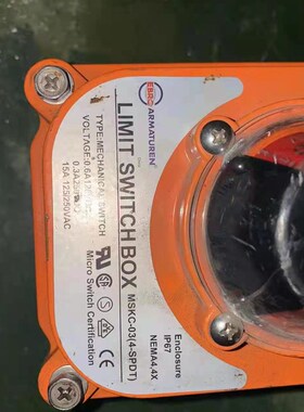 LIMIT SWITCHBOX 气动阀门限位开关MSKC-03 (4-SPDT)阀位回信器