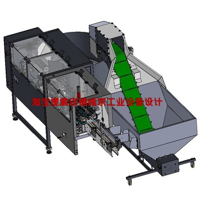 理瓶机图纸/理瓶机3d图纸配有理瓶机加工图纸