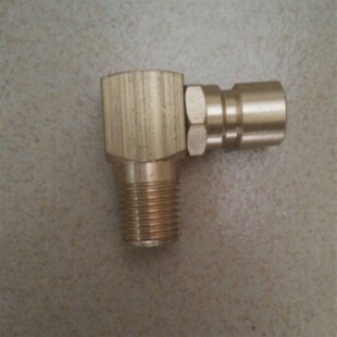 L弯头铜水咀90度直角接头加厚国产 4PT DME大组模具冷却水嘴N9