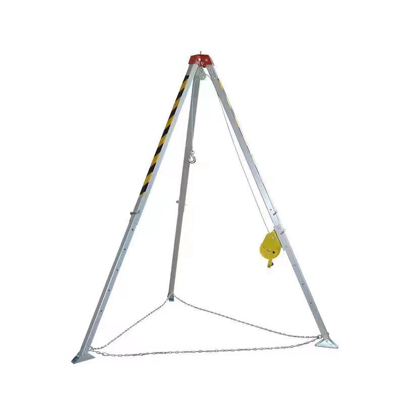 救援三脚架有限空间应急救援三脚架井口铝合金电动消防救援三脚架