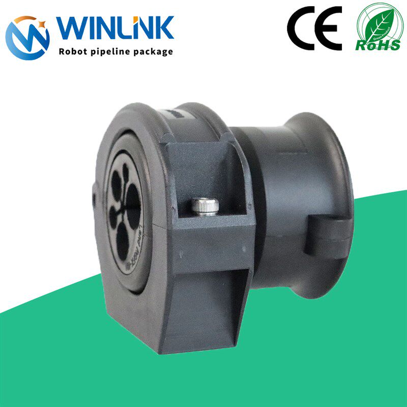 威联科WINLINK 机器人波纹管前端套筒支架六轴软管固定座管线包黑