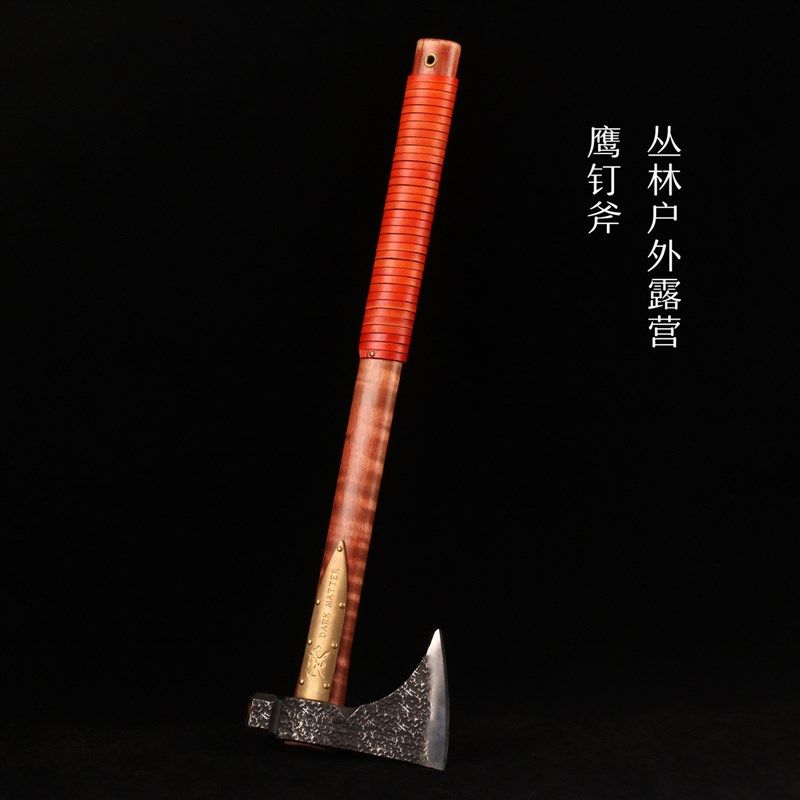 手斧户外野营露营生存斧印第安鹰钉斧飞斧战术斧子SKD11钢压铸