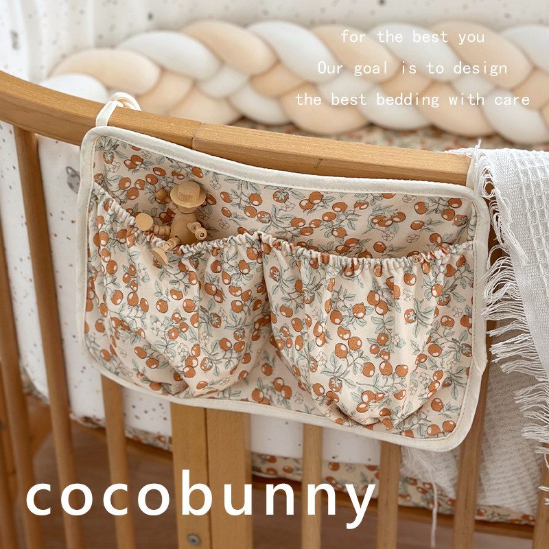 cocobunny婴儿床边挂袋收纳袋图片