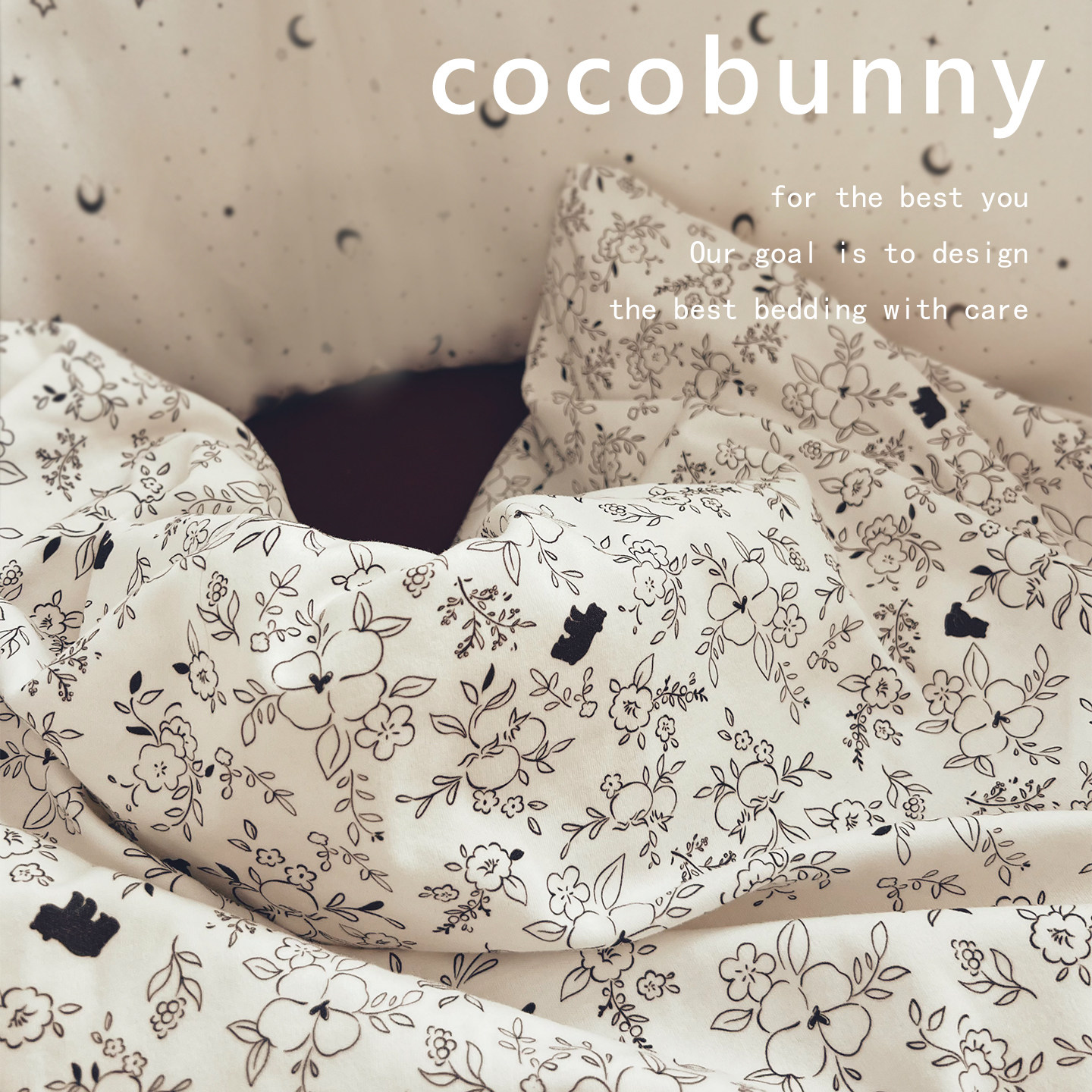 cocobunny婴儿床笠纯棉A类新生儿宝宝床单通用床垫套儿童拼接床罩