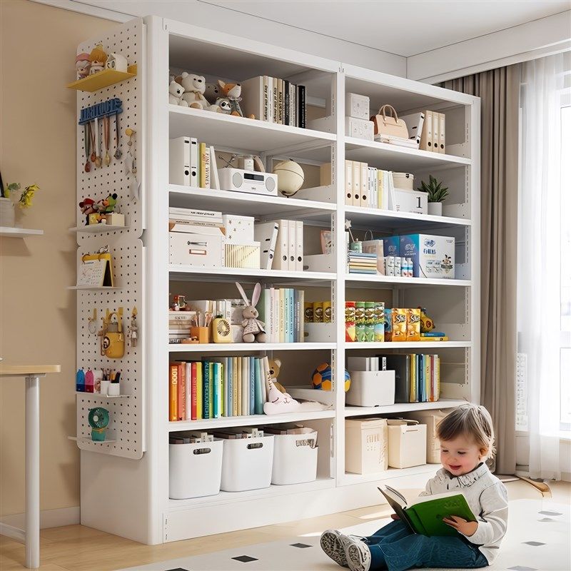 钢制图书馆书架磁吸白板门组合防尘拉门儿童书柜靠墙落地置物架,农用物资,苗木固定器/支撑器,淘宝优惠券,粉丝福利购,淘宝优惠卷