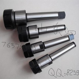 后拉型螺纹为M12 带扁尾型 铣夹头刀柄MT3 ER32