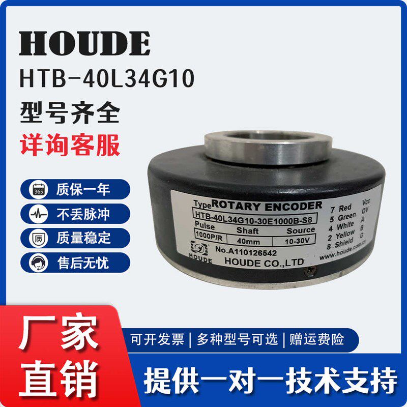 HTB-40L34G10-30E1000B-S8空心轴电机旋转编码器