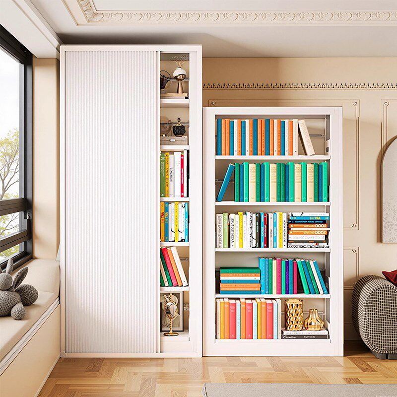 家用拉门防尘书架钢制图书馆书柜落地多层铁艺收纳层架置物架货架,农用物资,苗木固定器/支撑器,淘宝优惠券,粉丝福利购,淘宝优惠卷