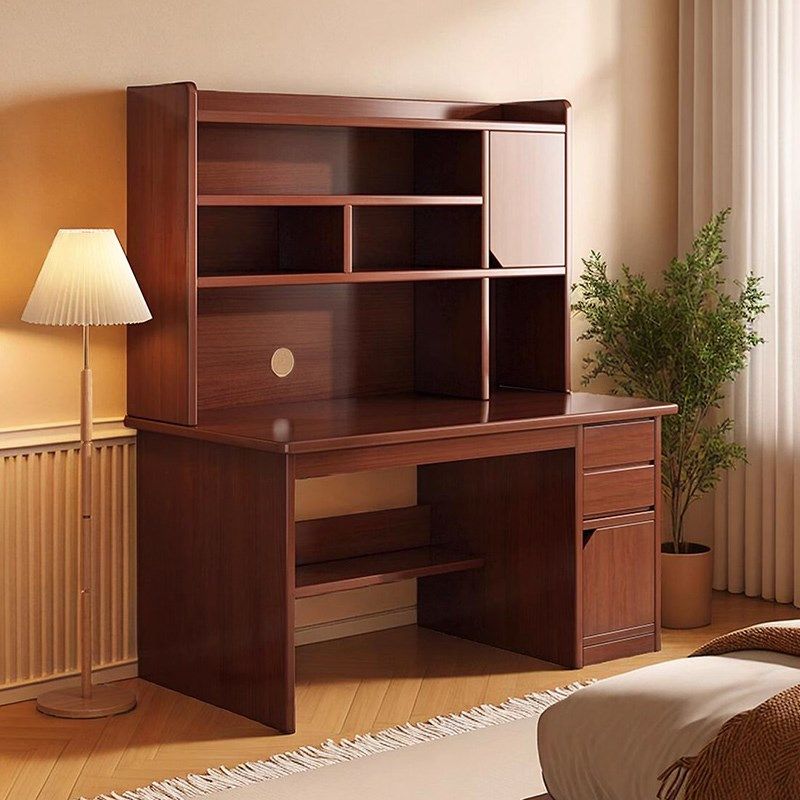 实木书桌书架一体学生家用初中生写作业的桌子抽屉书柜儿童学习桌,农用物资,苗木固定器/支撑器,淘宝优惠券,粉丝福利购,淘宝优惠卷