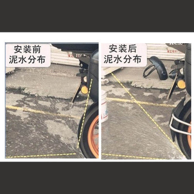 适用铃木极客枫155NK后挡泥板GL酷道155改装配件GSX150F后挡泥瓦