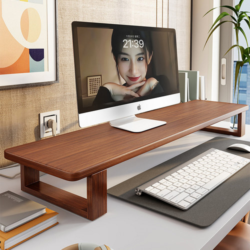 电脑增高架桌面显示器托架底座台式支架办公桌置物架工位收纳架子