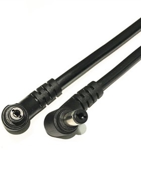 弯头DC5.5-2.1mm双公头电源线大功率12V10A公转公头90度延长DC 线