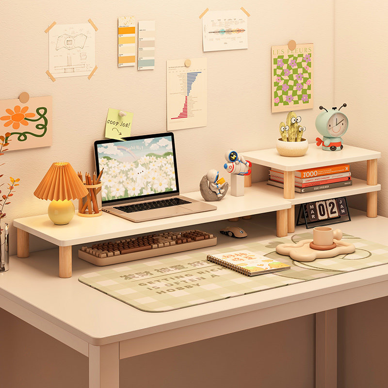 电脑增高架子台式显示器垫高底座屏幕托架办公室笔记本桌面置物架