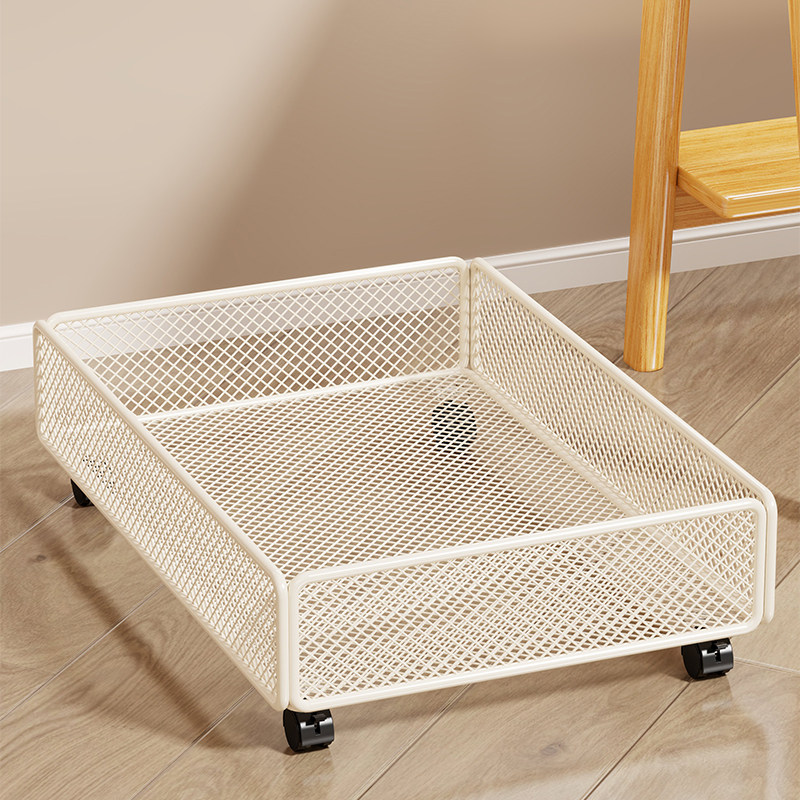 书本收纳箱学生教室用书箱装书箱子桌下书包收纳架桌边放书收纳盒