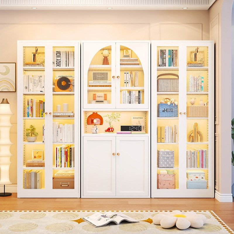 书柜客厅彩色钢制收纳柜一体多层书架手办展示柜家用防尘儿童书橱,农用物资,苗木固定器/支撑器,淘宝优惠券,粉丝福利购,淘宝优惠卷