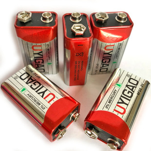 9V层叠电池万用表测温仪电池无线话筒电池玩具电池 6F22方块电池