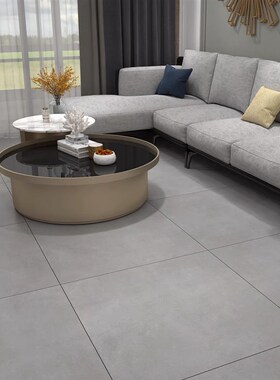灰色水泥哑光仿古瓷砖600x600 现代800x8O00客厅防滑简约地砖室内