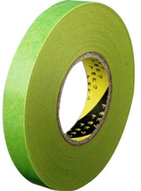 黄色和纸胶带美纹纸水包仿砖外墙涂料F装修施工分格线条双层分色