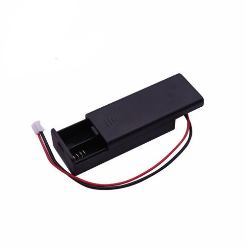 microbit/Matrixbit电池盒2节7号 电池盒带盖 microbit电池盒2节7