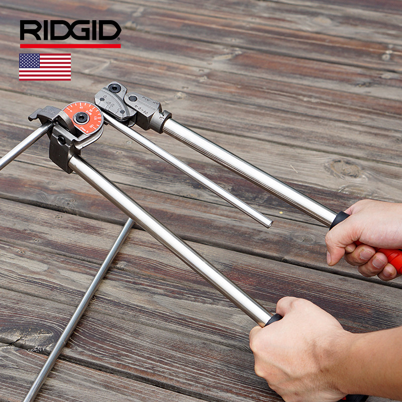 里奇弯管器美国RIDGID工具进口仪表管铁管不锈钢管铜管手用弯管器