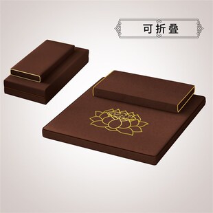 跪拜地垫拜佛的跪垫子榻榻米地板坐垫禅修垫莲花拜佛垫可折叠