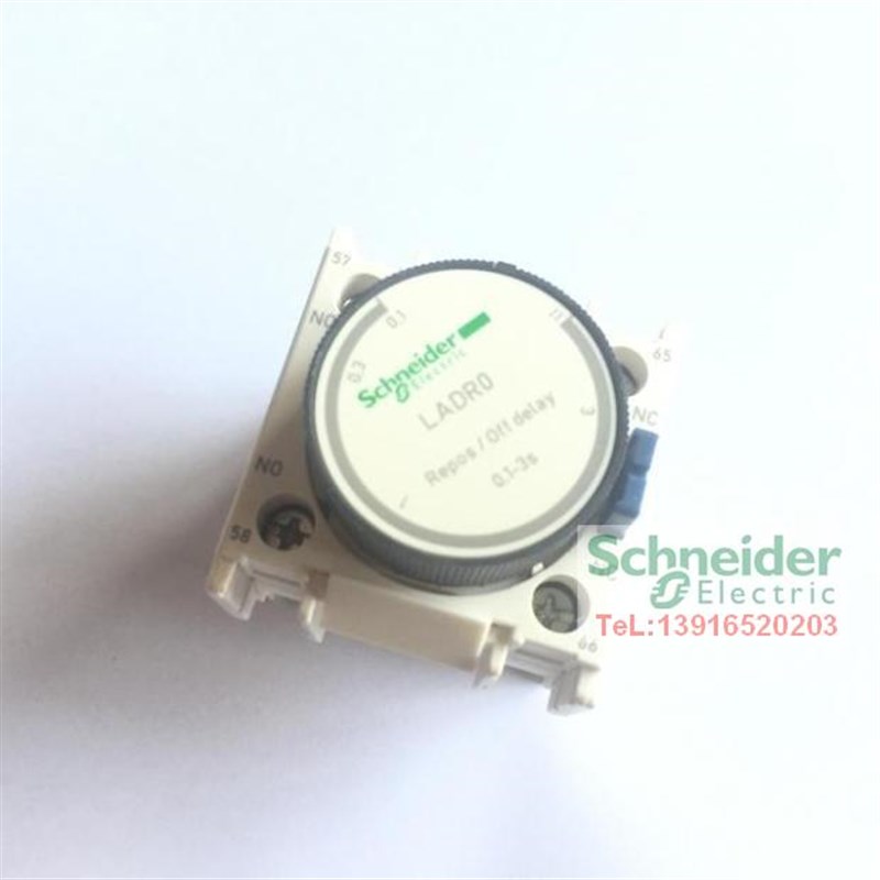 接触器正面挂接延时器LADR0 LA-DR0 0.1S-3S时间继电器LADRO