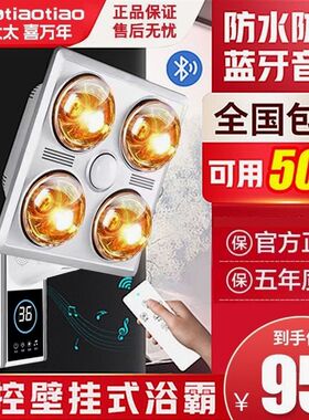 德国品质家用壁挂式浴霸灯泡灯暖挂墙卫生间免打孔浴室家用取暖
